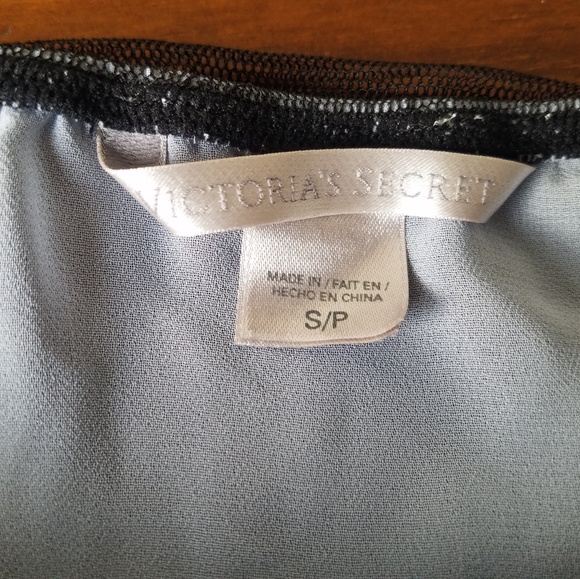 Victoria's Secret Black Mesh BabyDoll Lingerie - Picture 5 of 6